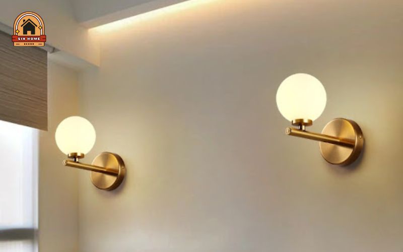 Decor phòng ngủ bằng đèn led treo tường