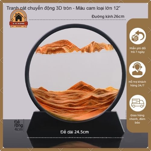 Tranh cát chảy chuyển động 3D nghệ thuật