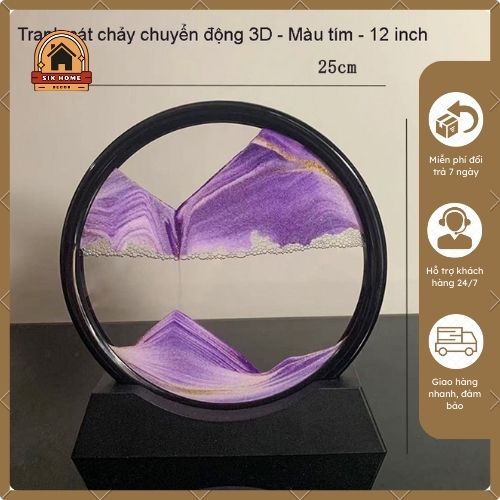 Tranh cát chảy chuyển động 3D nghệ thuật